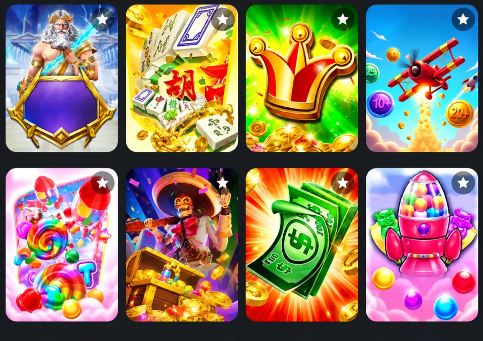 Game Lobby do APP boxswin com os jogos mais quentes